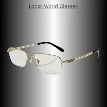 אופנה חדשה 0206O מותג יוקרה אופטי של משקפיים לגברים ונשים קוצר ראיה משקפיים קלאסי בציר משקפיים Lentes UV40